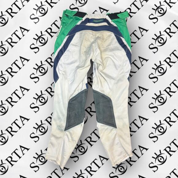 VTG 90s/Y2K Troy Lee Designs Green Motocross ATV Pants Racing Performance Gear - Picture 2 of 16